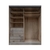 Gran Placard EMC Puertas Corredizas con 5 cajones - comprar online