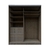 Imagen de Gran Placard EMC Puertas Corredizas con 5 cajones