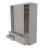 Gran Placard XL EMC Puertas Corredizas con 2 Cajones y 1 Zapatero - EMC Muebles Recoleta - Tienda Oficial