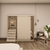 Gran Placard EMC 2,20m Puertas Corredizas con 5 Cajones - EMC Muebles Recoleta - Tienda Oficial