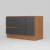 Bajo mesada Stone EMC Olmo y Gris Grafito - comprar online