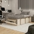 Imagen de Cama Box EMC 1 plaza con 3 Cajones y 1 zapatero