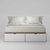 Cama Plus EMC 2 Plazas con 6 Cajones Laqueados