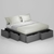 Cama Plus EMC 2 Plazas con 6 Cajones Laqueados