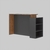 Isla de cocina Stone EMC Olmo y Gris Grafito