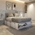 Imagen de Cama Box EMC 2 Plazas con 6 Cajones y 2 Zapateros
