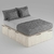 Cama Box EMC 2 Plazas con 6 Cajones y 2 Zapateros - tienda online
