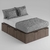 Cama Box EMC 2 Plazas con 6 Cajones y 2 Zapateros