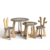 Juego de mesa (45cm) + sillas para niñxs - tienda online