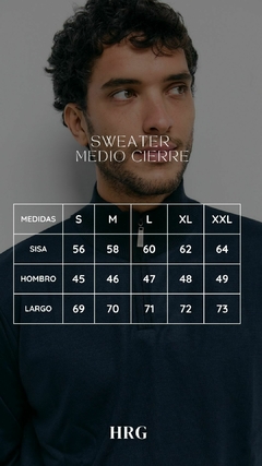 SWEATER MEDIO CIERRE en internet
