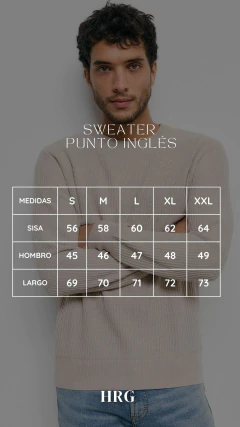 SWEATER PUNTO INGLÉS en internet