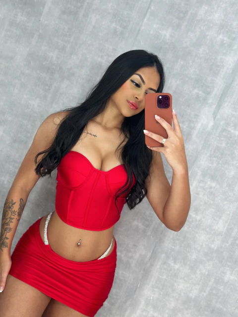 Conjunto AURA vermelho - comprar online