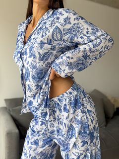 Pijama camisero FLOWERS Art. 29200 - Summer Things