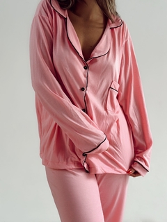 PIJAMA CAMISERO PINK BARBIE 1927 - comprar online
