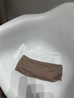 CORPIÑO BANDEAU DOBLE MICROFIBRA 1710