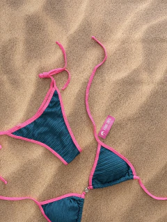 Bikini MAREA petroleo/fucsia en internet