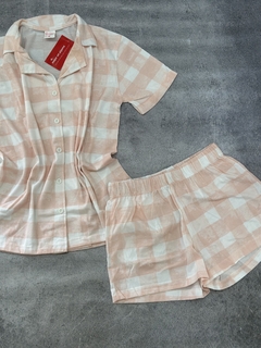 PIJAMA CAMISERO CUADRILLE