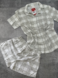 PIJAMA CAMISERO CUADRILLE en internet