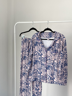 Pijama camisero Reptil azul Art. 29201 - Summer Things