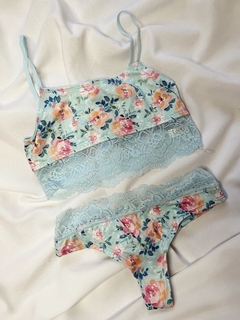 CONJUNTO LODY TOP FLOWERS