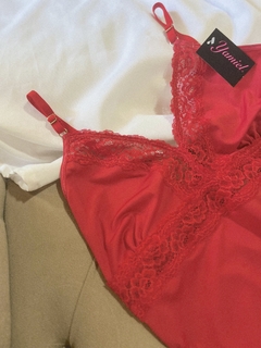 Body microfibra y puntilla 1468 ♥️