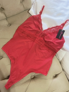 Body microfibra y puntilla 1468 ♥️ - comprar online