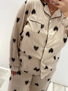 Pijamita camisero HEART BLACK Art. 2026 - comprar online