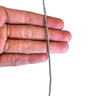 Fio de hematita prata 2mm bola lisa