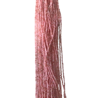 Fio Opala Rosa 2.2mm bola Facetado