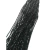 Fio espinel negro de 2mm com acabamento de bola facetada, mostrando seu brilho e textura- Pedras Entremeios