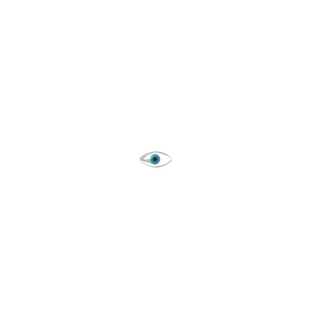 Olho Grego de madre pérola Navete 6x12mm com furo - comprar online