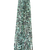 Fio esmeralda verde com bolinhas lisas de 3,5 mm, exibindo uma variedade de tons de verde.