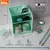 Organizador De Escritorio 3 Compartimentos Verde Aqua BRW - comprar online