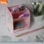 Organizador De Escritorio 3 Compartimentos Rosa BRW - comprar online