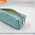 Cartuchera Tubo Aqua Pastel C/ Corazones Dorados - BRW Mayorista - comprar online