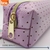 Cartuchera Tubo Eco Cuero - Diseño Perforado Lila Pastel - BRW Mayorista