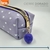 Cartuchera Tubo Lila Pastel C/ Corazones - BRW Mayorista - BRW Argentina Mayorista