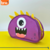 Cartuchera 1 Cierre Eco Cuero - Diseño Monstruo Violeta - BRW Mayorista - comprar online