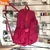 Mochila Fucsia Impermeable 19 Pulgadas C/ Llavero Pompón BRW