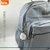 Mochila Gris Jean 19 Pulgadas C/ Llavero Pompón BRW - BRW Argentina Mayorista
