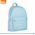 Mochila Celeste Eco cuero 18 Pulgadas Diseño Perforada BRW - comprar online