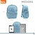 Mochila Celeste Eco cuero 18 Pulgadas Diseño Perforada BRW - BRW Argentina Mayorista
