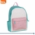 Mochila Pastel Eco Cuero 18 Pulgadas - Diseño Rosa Zig Zag BRW - comprar online