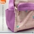 Mochila Pastel Eco Cuero 18 Pulgadas Diseño Corazones / Rayado BRW en internet