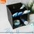 Organizador De Escritorio 3 Compartimentos Negro BRW - comprar online