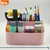 Organizador De Escritorio Maxi 5 Compartimentos Rosa BRW
