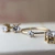 Conjunto Lupita [Brincos + Colar + Solitário] em ouro 18k