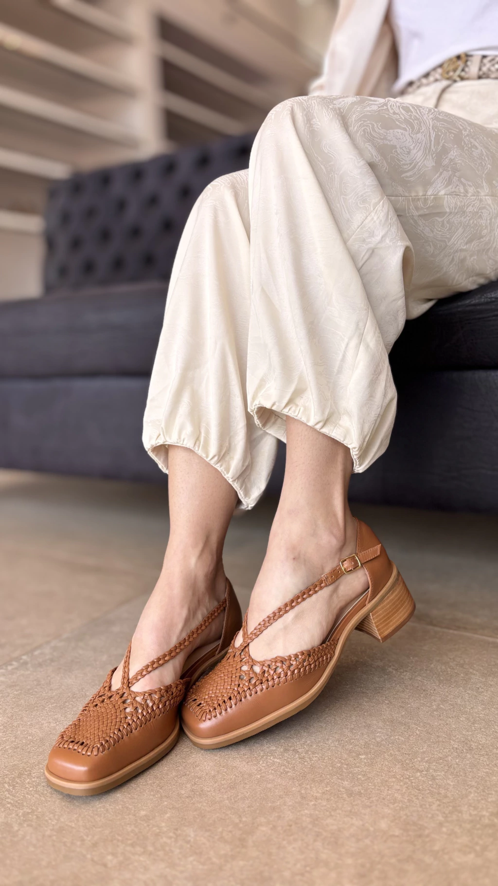 SAPATO TRESSE TIVOLI CAMEL