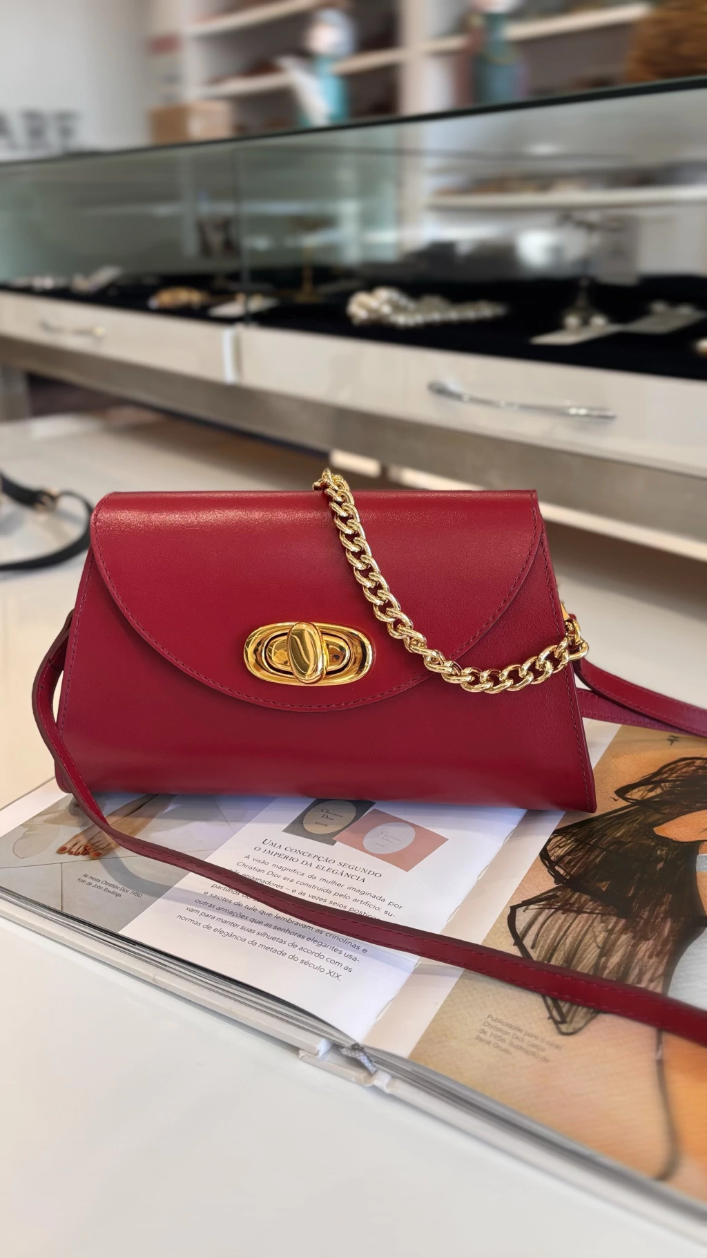 BOLSA CAMILLE BURGUNDY