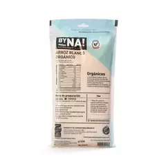 Arroz blanco orgánico BYNA! zip pack x600g- x6 u. en internet